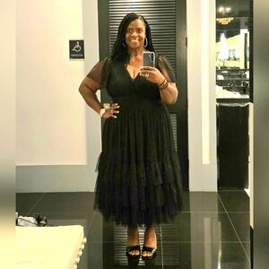 Elegant Black Evening Dress